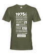 Pánské tričko narozeninové noviny 1975