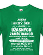 Pánske tričko Som hrdý šéf