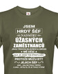 Pánske tričko Som hrdý šéf