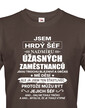 Pánske tričko Som hrdý šéf