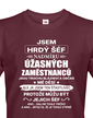 Pánske tričko Som hrdý šéf