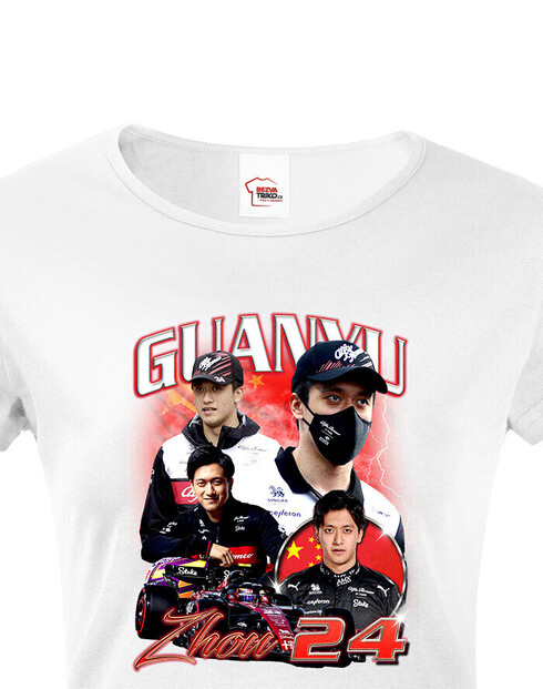 Dámske tričko F1 - Zhou Guanyu