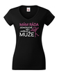 Dámske tričko Mám rada jednoduché veci..napríklad mužov