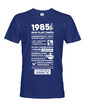 Pánské tričko narozeninové noviny 1985