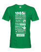 Pánské tričko narozeninové noviny 1985
