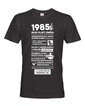 Pánské tričko narozeninové noviny 1985
