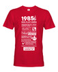 Pánské tričko narozeninové noviny 1985