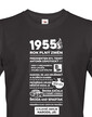 Pánské tričko narozeninové noviny 1955