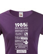 Dámske tričko narodeninové noviny 1985