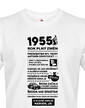Pánské tričko narozeninové noviny 1955