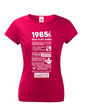 Dámske tričko narodeninové noviny 1985
