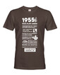 Pánské tričko narozeninové noviny 1955