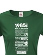 Dámske tričko narodeninové noviny 1985