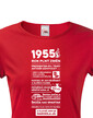 Dámske tričko narodeninové noviny 1955