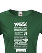 Dámske tričko narodeninové noviny 1955