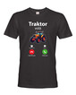 Pánske tričko Traktor volá