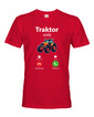 Pánske tričko Traktor volá
