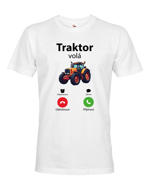 Pánske tričko Traktor volá