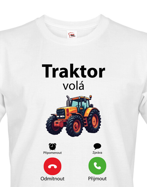 Pánske tričko Traktor volá