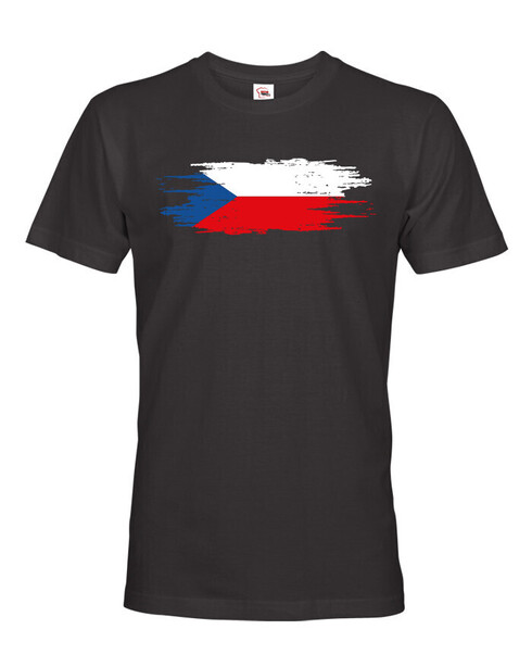 Pánske tričko Česká vlajka