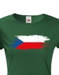Dámske tričko Česká vlajka