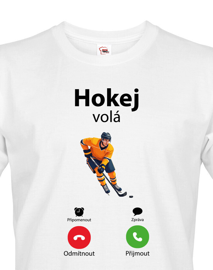 Pánske tričko Hokej volá