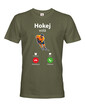 Pánske tričko Hokej volá