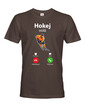 Pánske tričko Hokej volá