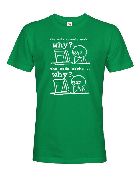 Pánske tričko pre programátorov