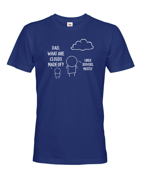 Pánske tričko - Linux v cloudu