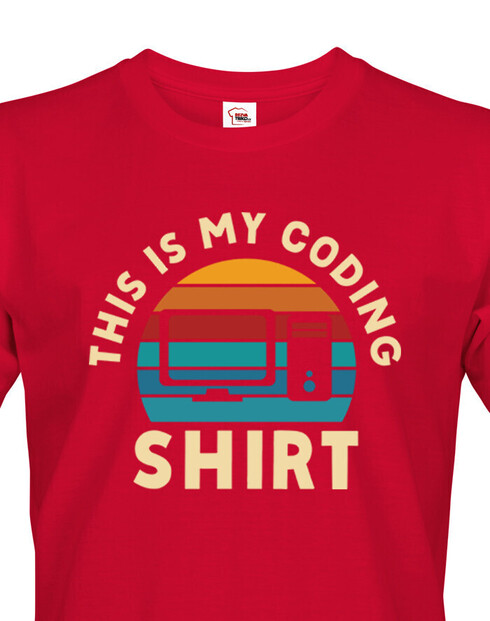 Pánske tričko - Coding shirt