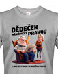 Pánske tričko Dědeček (ne)má vždycky pravdu