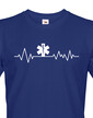 Pánske tričko pre zdravotníky s EKG