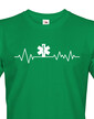 Pánske tričko pre zdravotníky s EKG