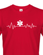 Pánske tričko pre zdravotníky s EKG