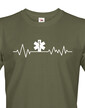 Pánske tričko pre zdravotníky s EKG