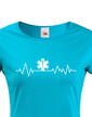 Dámske tričko pre zdravotníky s EKG