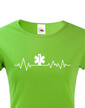 Dámske tričko pre zdravotníky s EKG
