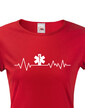 Dámske tričko pre zdravotníky s EKG