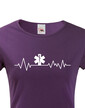 Dámske tričko pre zdravotníky s EKG