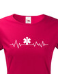 Dámske tričko pre zdravotníky s EKG