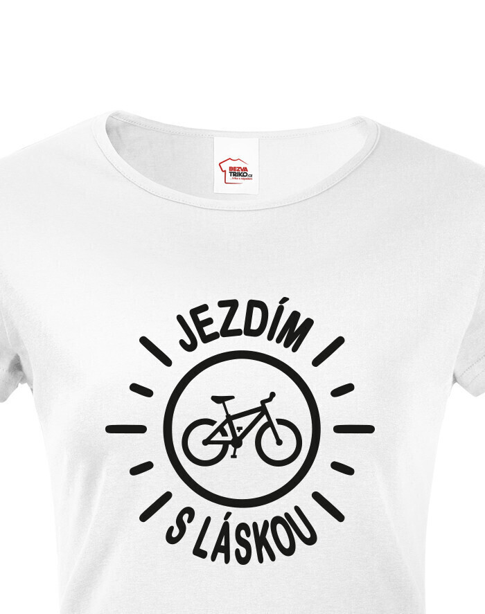Dámské tričko Jazdím s láskou