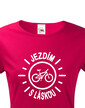 Dámské tričko Jazdím s láskou