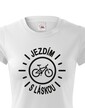 Dámské tričko Jazdím s láskou