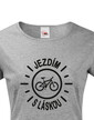 Dámské tričko Jazdím s láskou