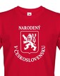 Pánske tričko Narodený v Československu