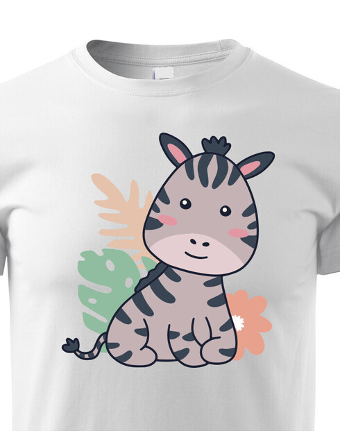 Detské tričko Zebra