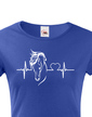 Dámské tričko Tep a kôň 2