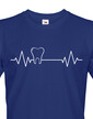 Pánské tričko pre zubných lekárov pulz