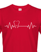 Pánské tričko pre zubných lekárov pulz